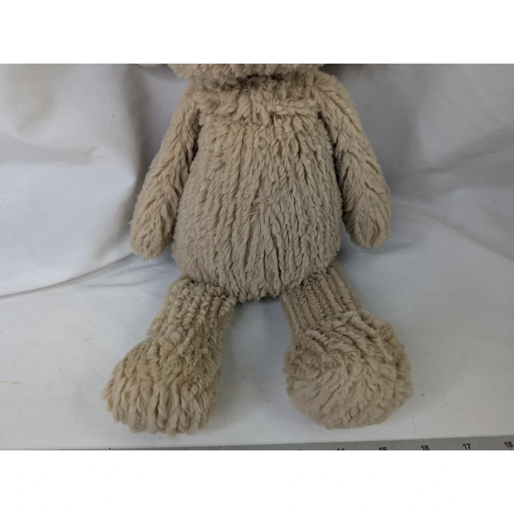 Manhattan Toys Brown‎ Rex Dog Plush 15 Inch Ribbed 2016 Stuffed Animal Toy